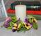 Worth Imports; 4.25" Purple Pansy Artificial Spring Candle Rings, 2ct.; Category:Spring Floral Arrangements; Image:3